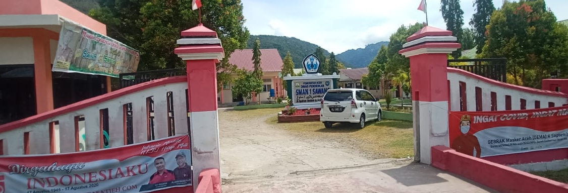 Penampakan Gerbang SMAN 1 Sawang